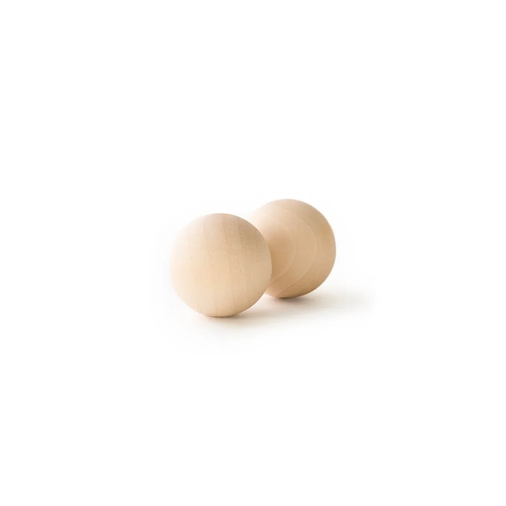 1/4" Solid Round Wooden Ball, 100 Pieces