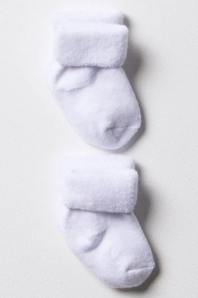 2 Pack Socks White