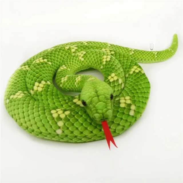 3m Simulation Soft Plush toys Giant Yellow Snake animals python Cloth Toy Stuffed Dolls Bithday Christmas Gifts For baby Kids