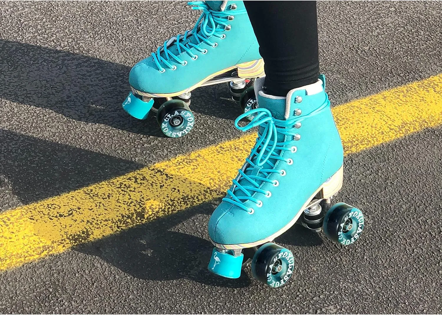78A Indoor or Outdoor 65x35mm Quad Roller Skate Wheels with ABEC-9 Bearings 8 Pcs