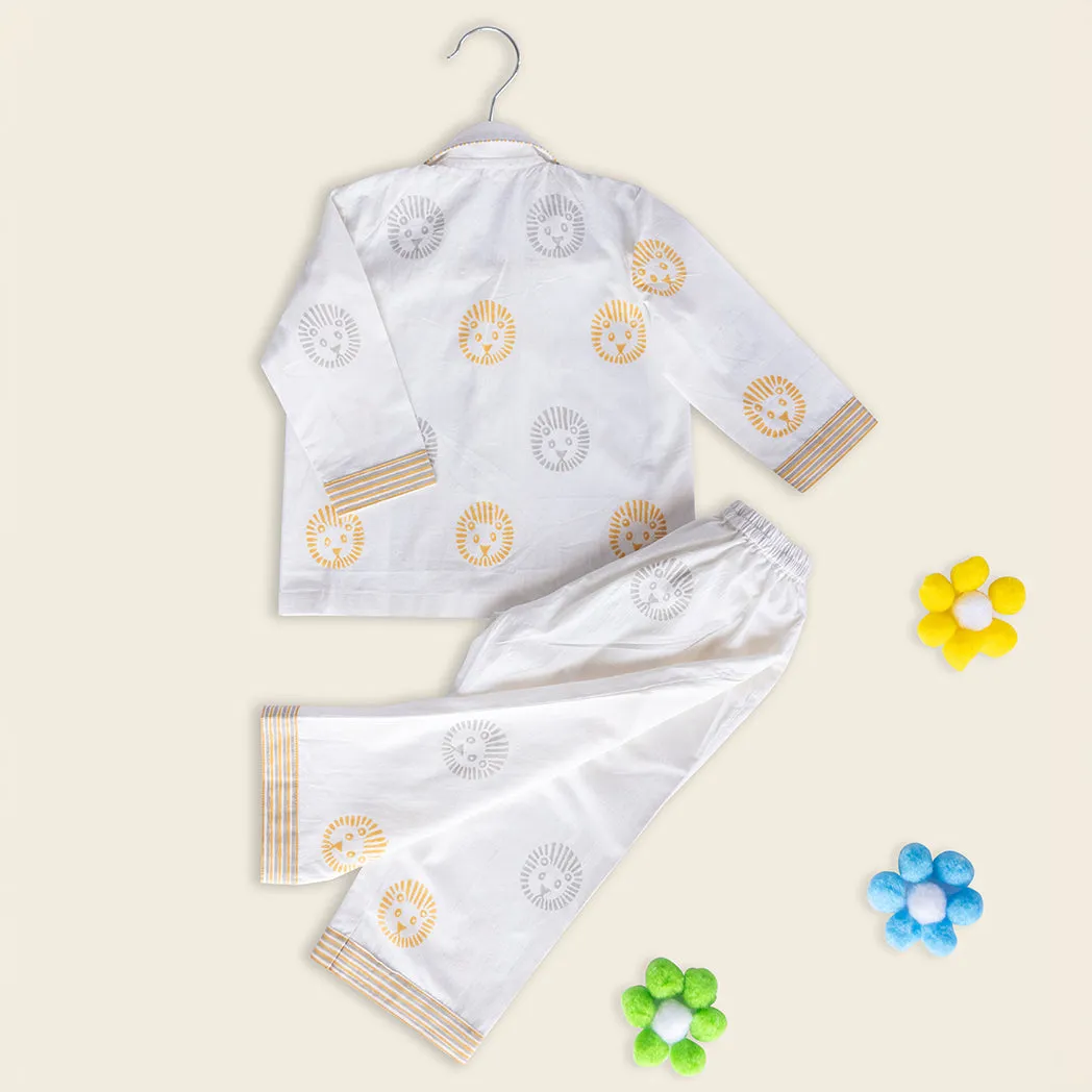 ADYA Baby Lion Kids Night Suit