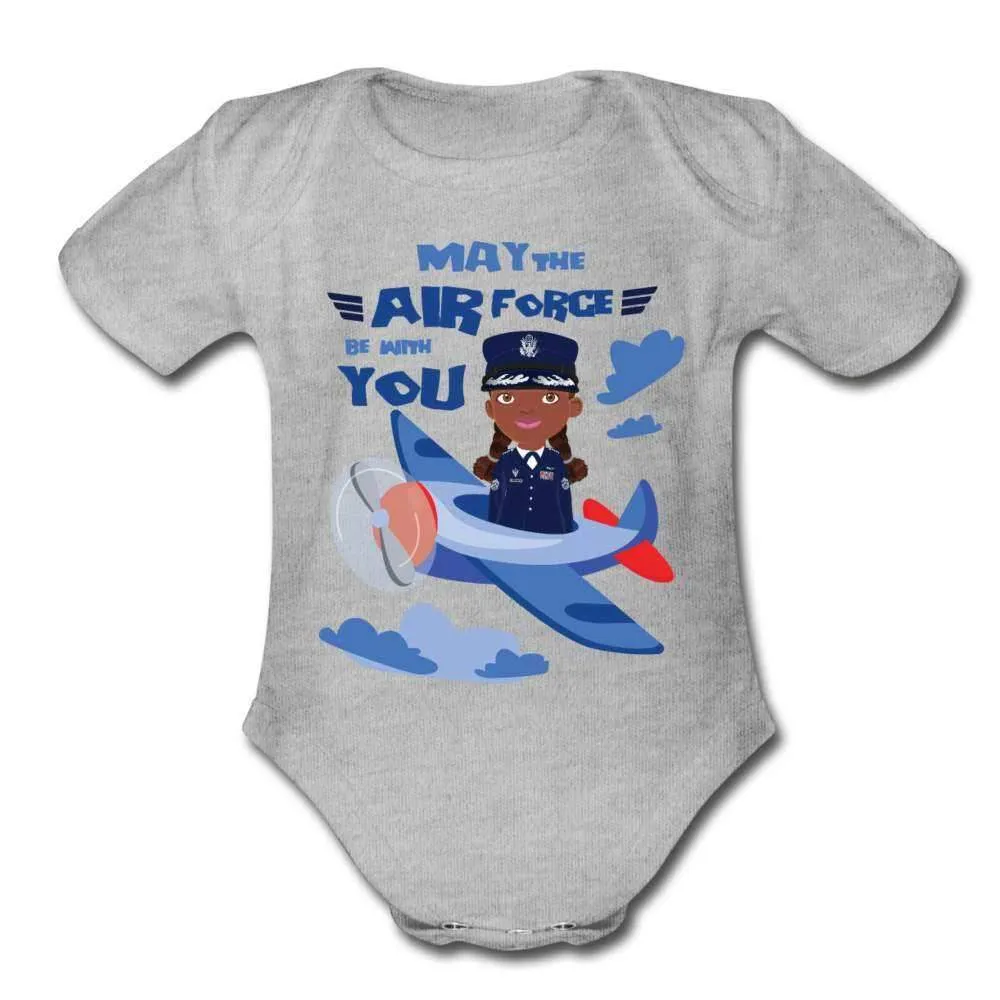 Air Force Organic Baby Onesie