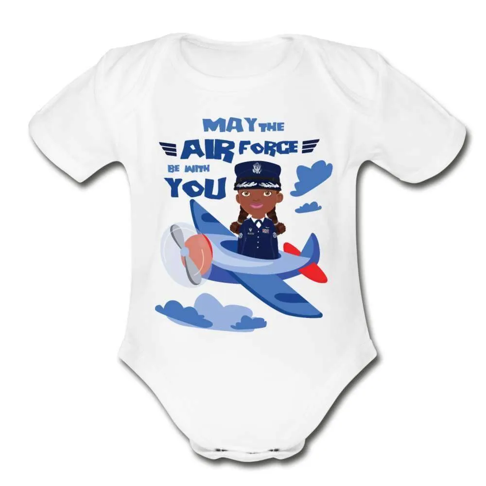 Air Force Organic Baby Onesie