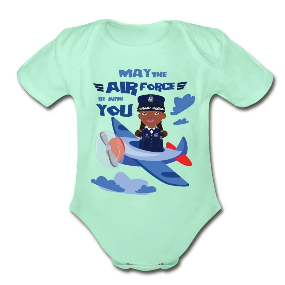 Air Force Organic Baby Onesie