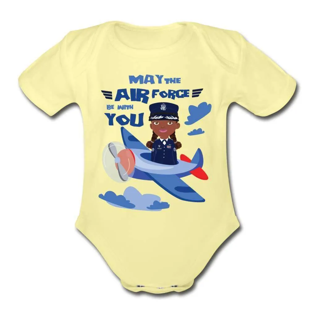 Air Force Organic Baby Onesie