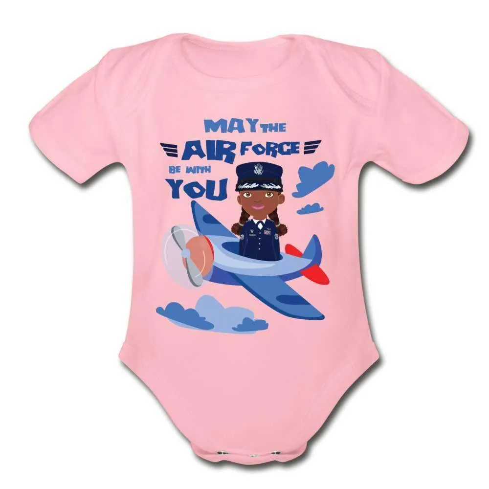 Air Force Organic Baby Onesie