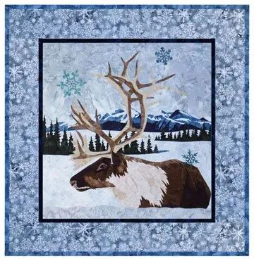 Alaskan Arctic Caribou Individual Wallhanging Laser Kit with Pattern