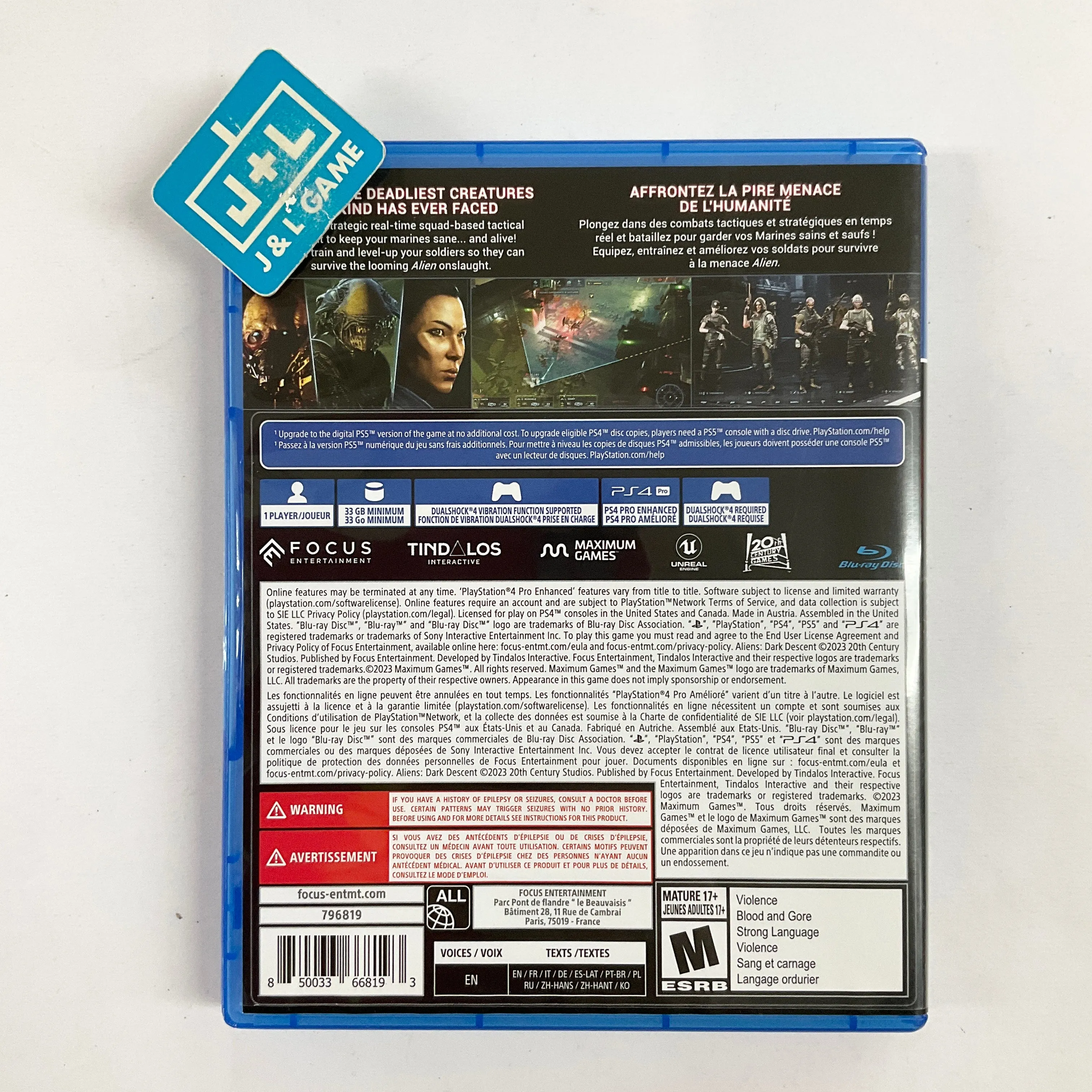 Aliens: Dark Descent - (PS4) Playstation 4 [Pre-Owned]