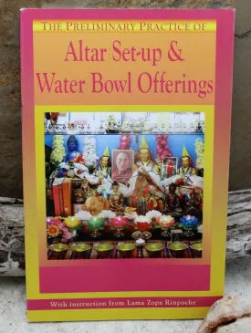 Altar Set-Up and Water Bowl Offerings Book