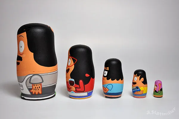 Andy Stattmiller - "Bob's Burgers Nesting Dolls"