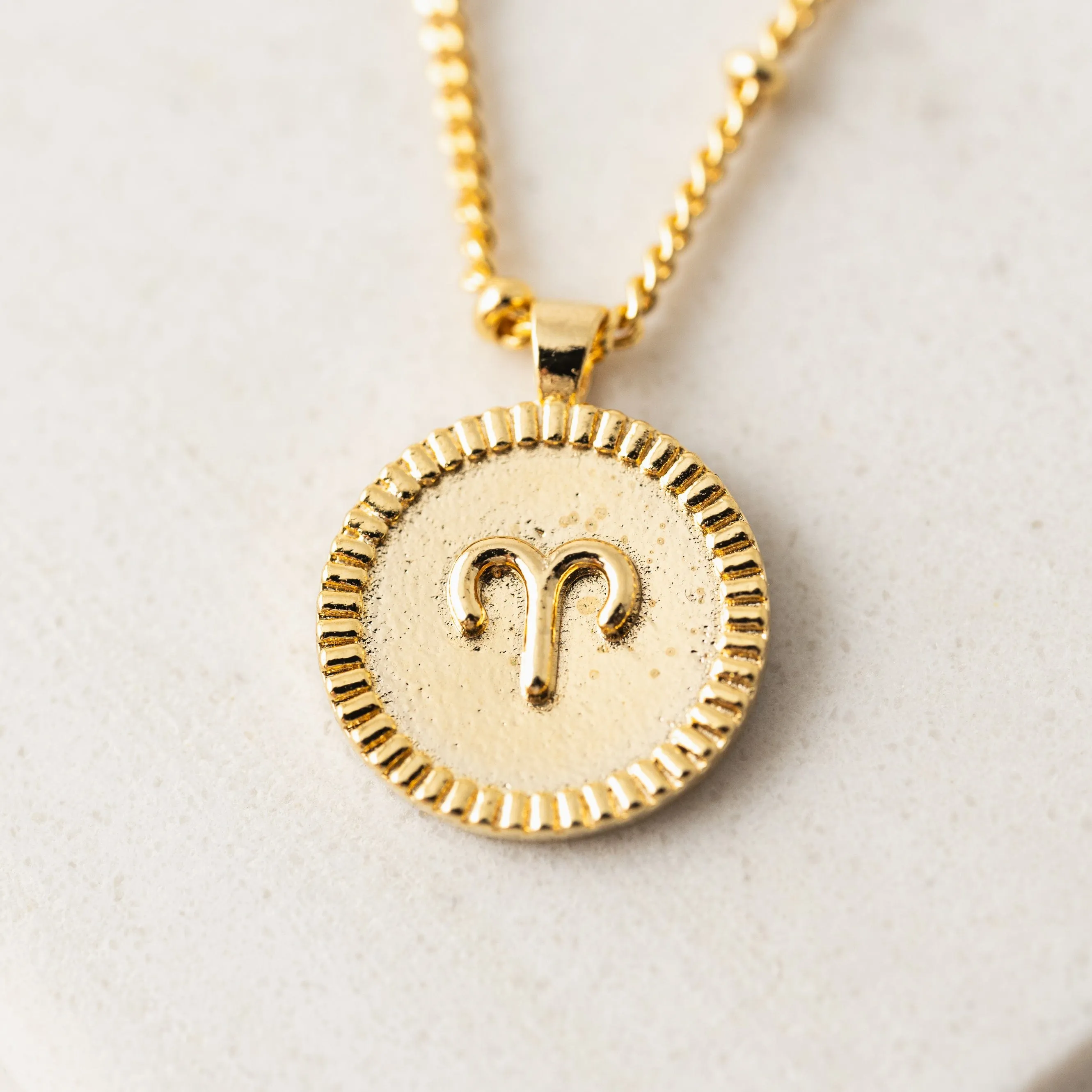 Aries Horoscope Necklace