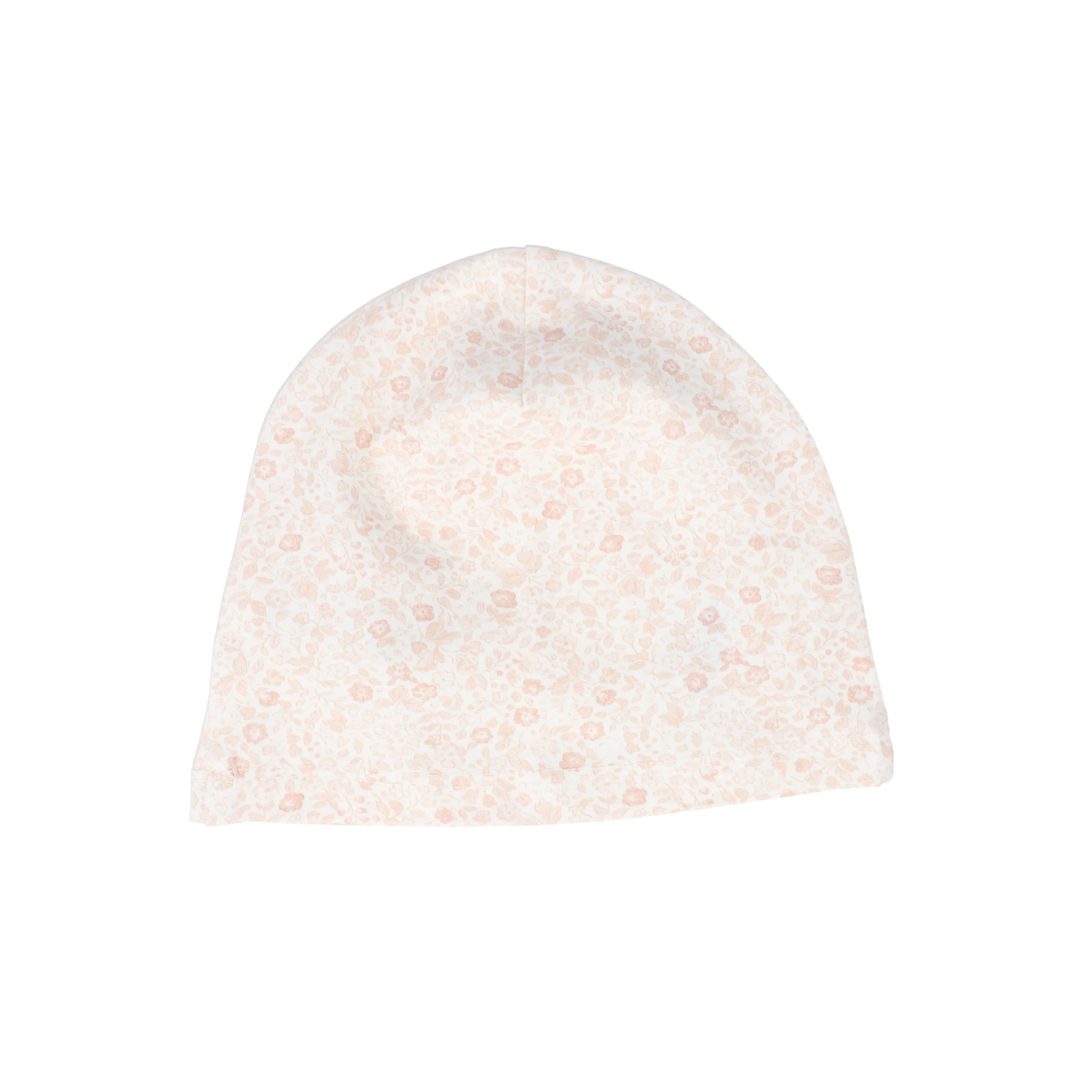 BEBE JOLEE PINK FLORAL PRINT BEANIE [FINAL SALE]