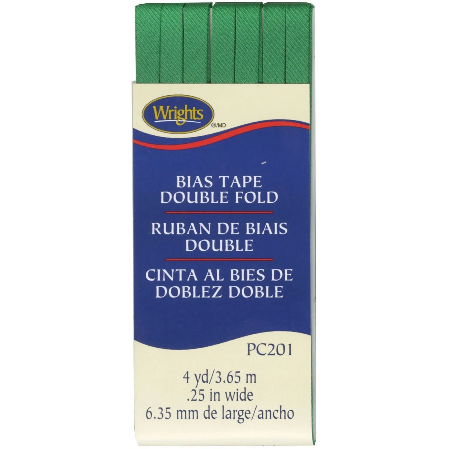 Bias Tape 1/4-inch Emerald