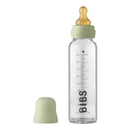 Bibs Glass Bottle Set 225ml - Sage