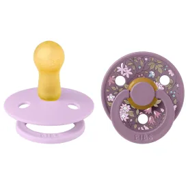 Bibs x Liberty Latex Pacifier 2-pack Chamomile Lawn Violet Sky Mix