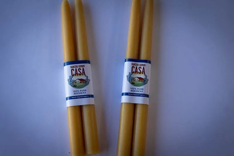 Bluecorn Beeswax Candles