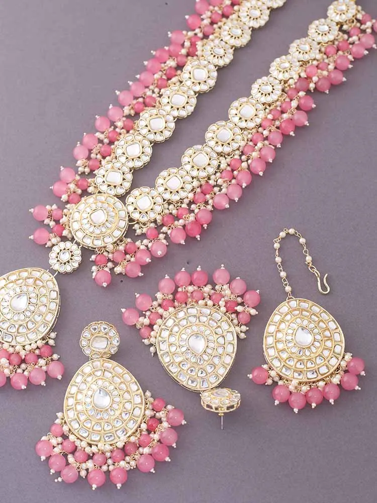 Blush Kripa Kundan Jewellery Set