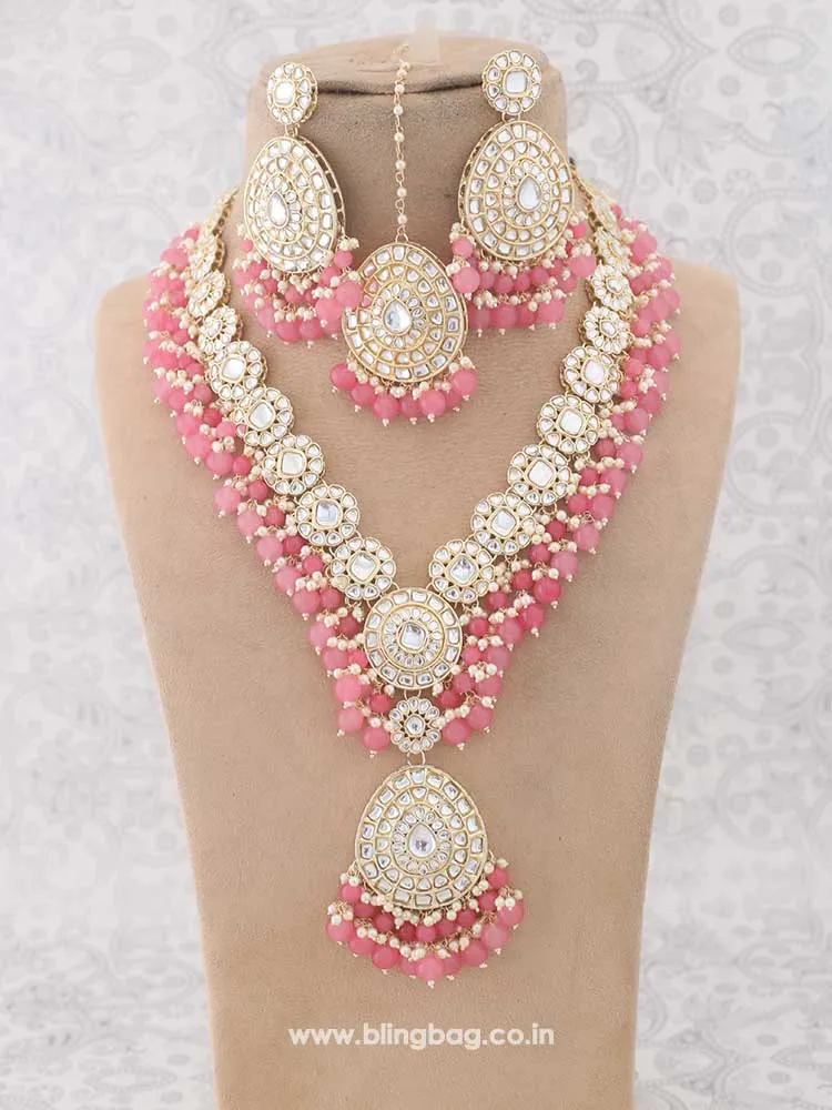 Blush Kripa Kundan Jewellery Set