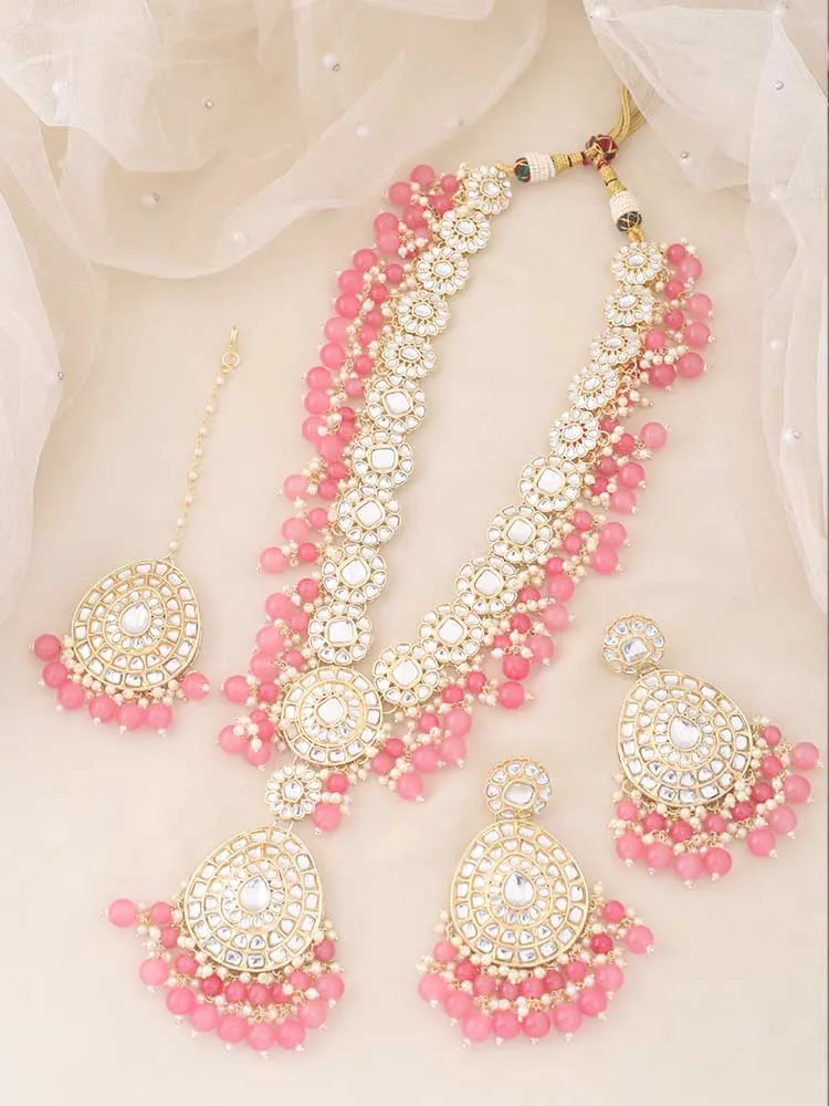 Blush Kripa Kundan Jewellery Set