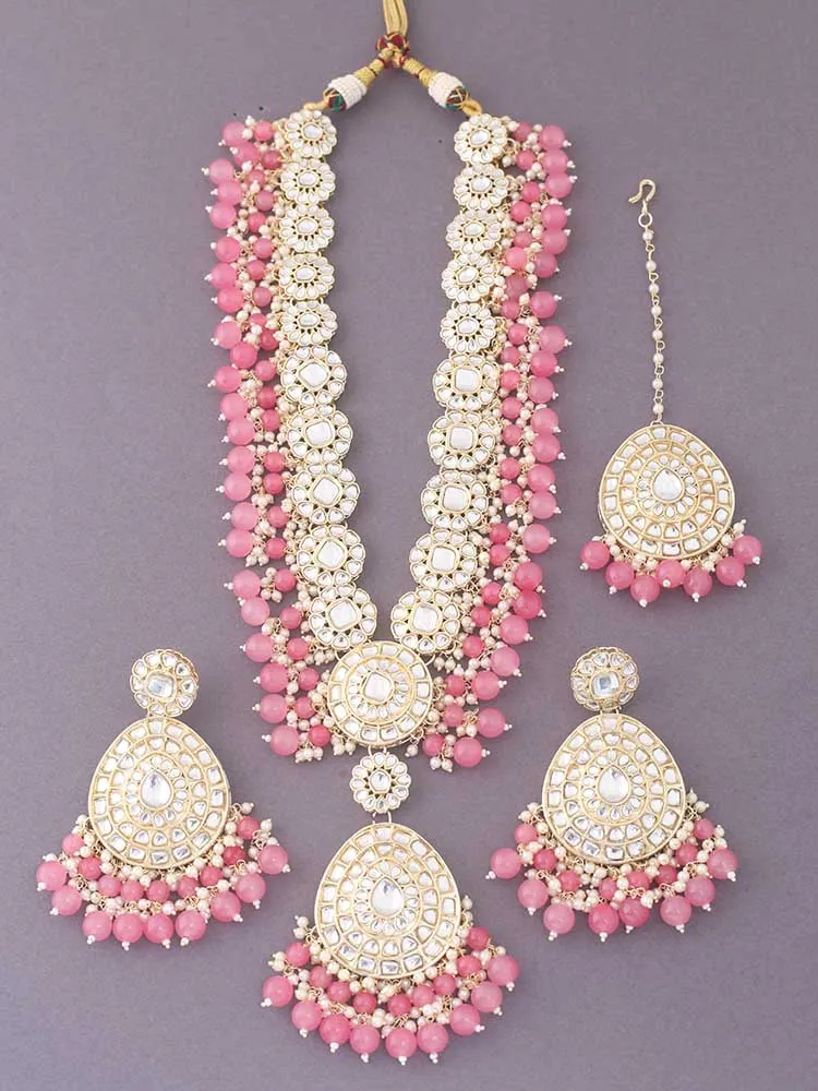 Blush Kripa Kundan Jewellery Set