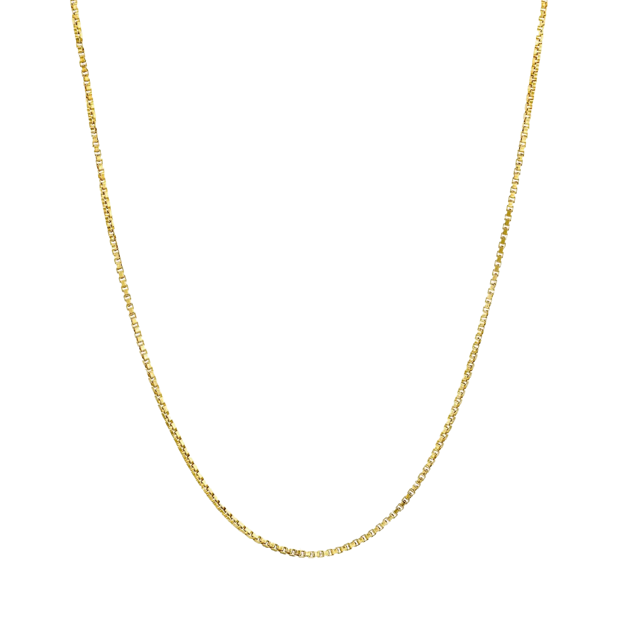 Box Chain Necklace - 18K Rose Vermeil