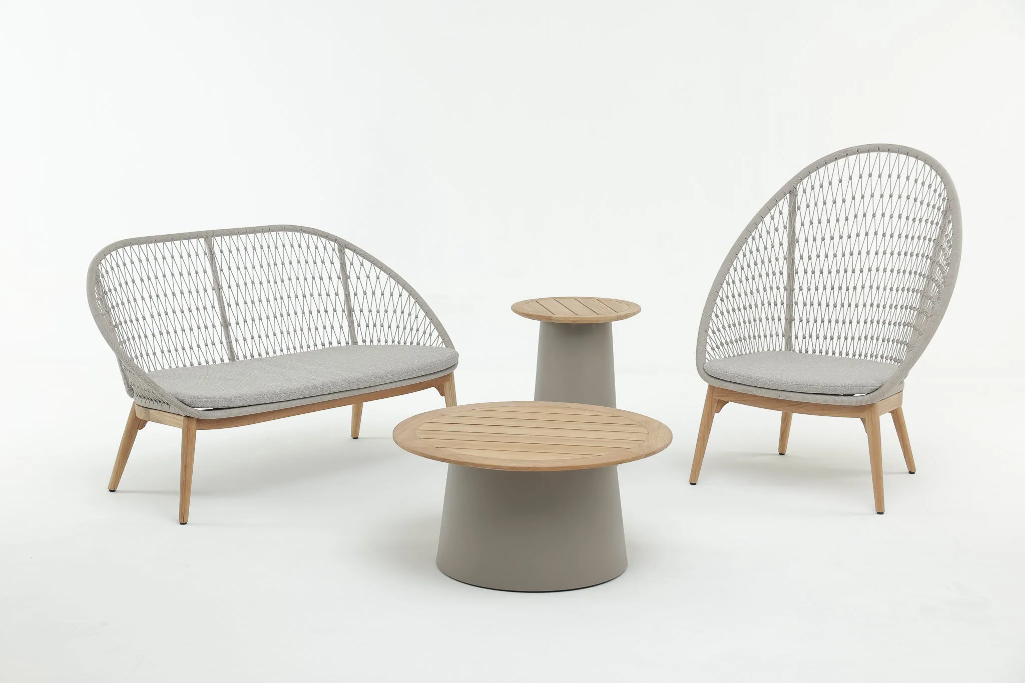 CALVERLEY 4-Piece Outdoor Lounge Set