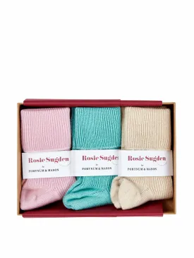 Cashmere bed socks gift box