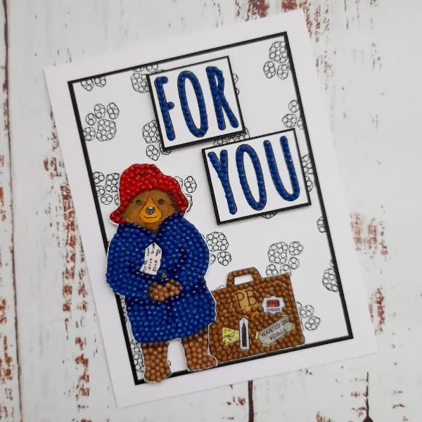 CCST-PDB92: Paddington Bear Crystal Art A5 Stamp Set - Visiting Big Ben