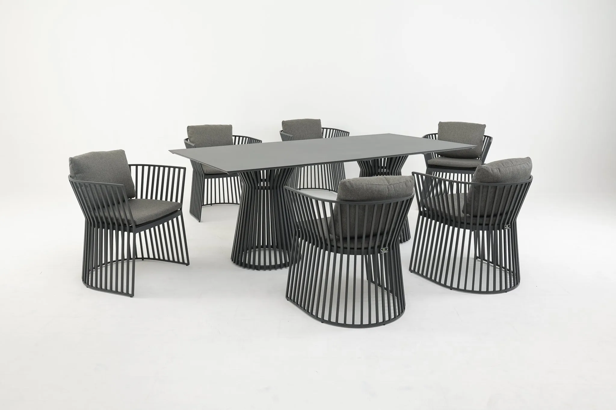 CHANCELLOR 6-Seater Rectangular Outdoor Dining Set (Avail End October 2024)