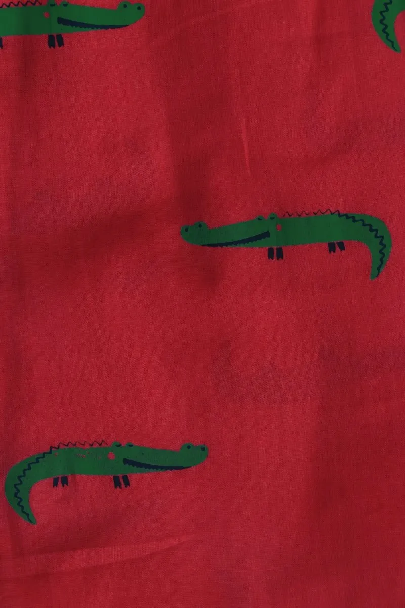 Christmas Crocodile- Girls Comfort Wear