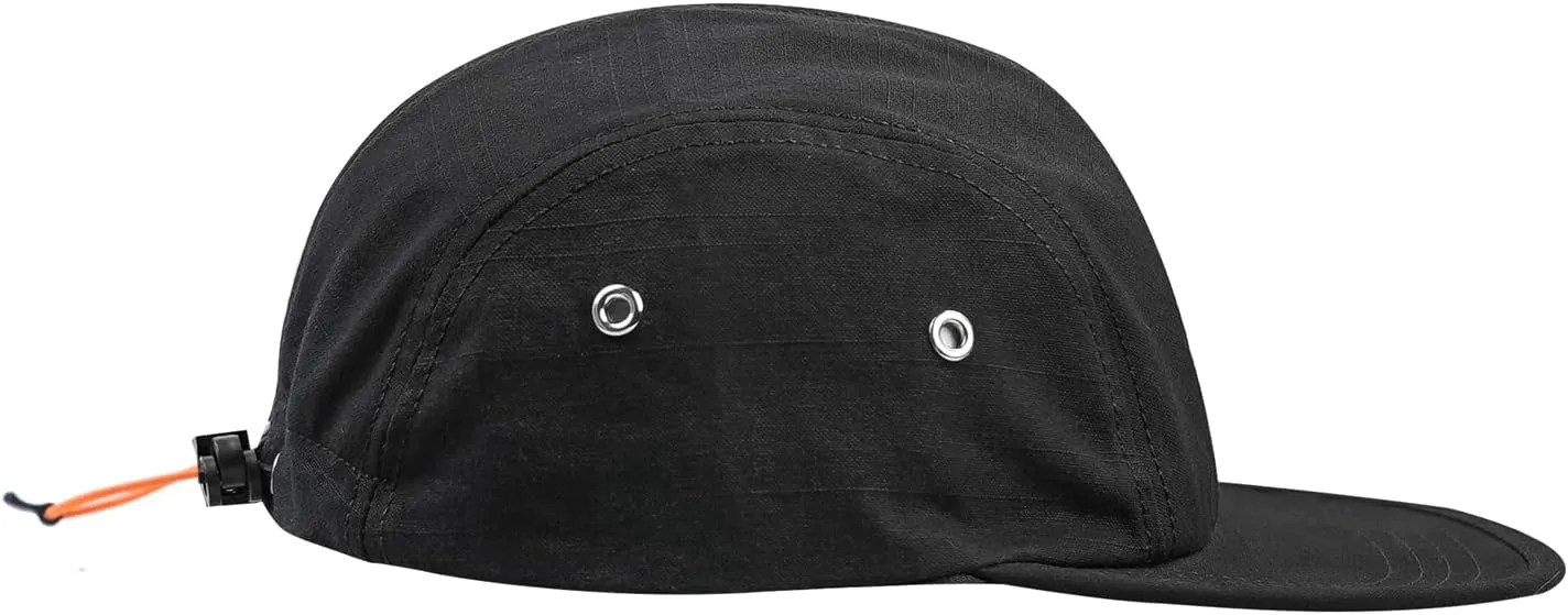 Clakllie Stylish Flat Bill Cap Cotton Baseball Hat Anti Sweat Sunscreen Trucker Cap Dad Hat Urban Street Camper Cap Snapback