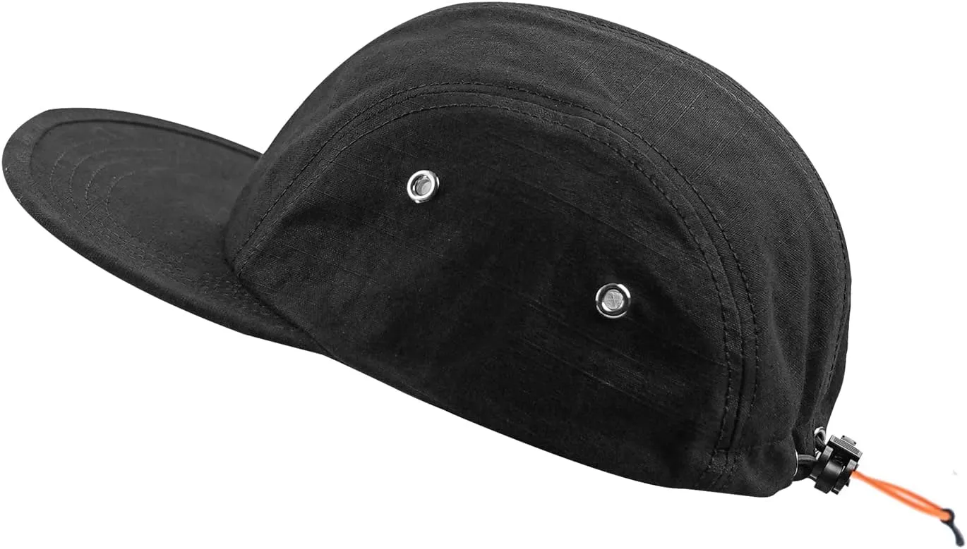 Clakllie Stylish Flat Bill Cap Cotton Baseball Hat Anti Sweat Sunscreen Trucker Cap Dad Hat Urban Street Camper Cap Snapback
