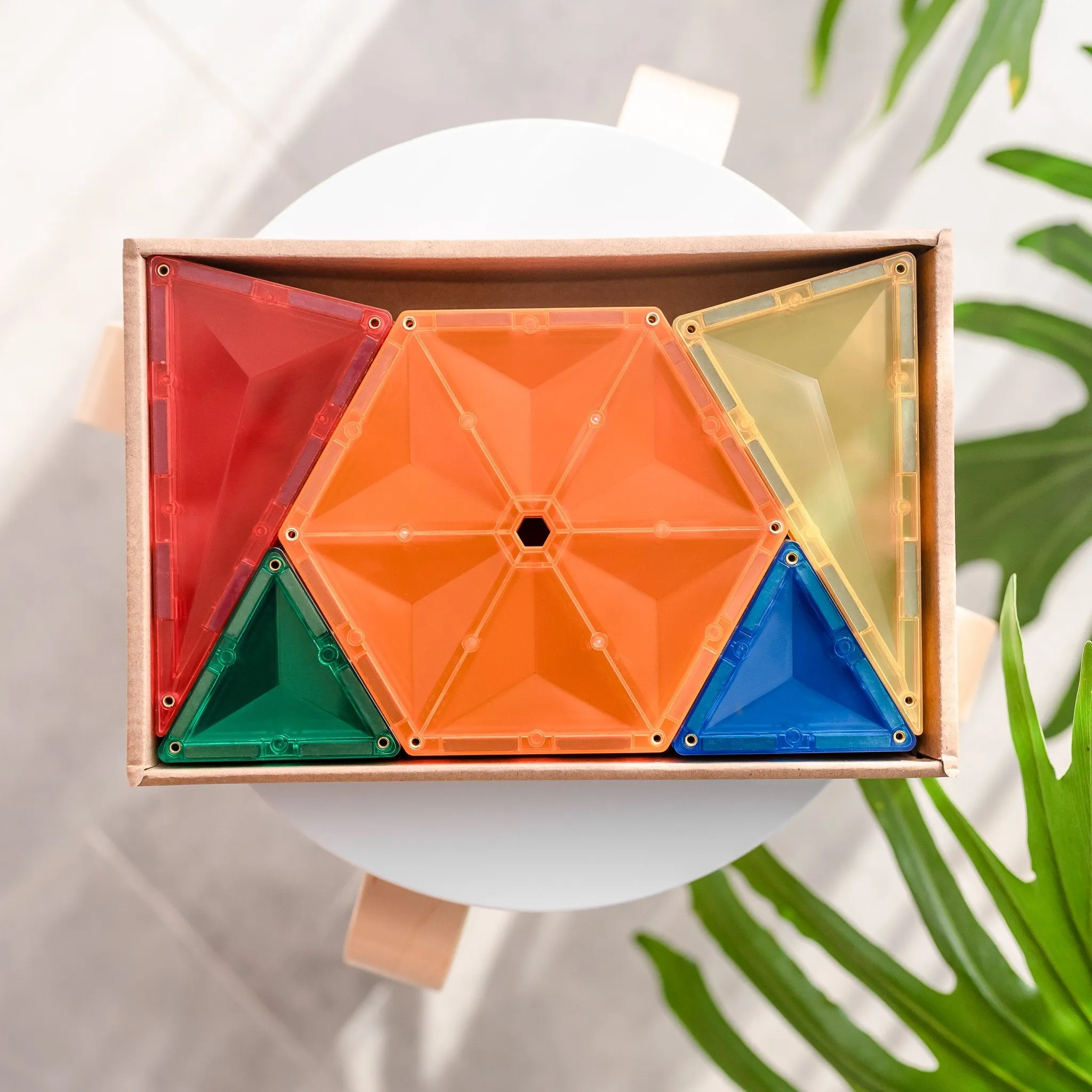 Connetix - Geometry Pack - Rainbow - 30 Pieces