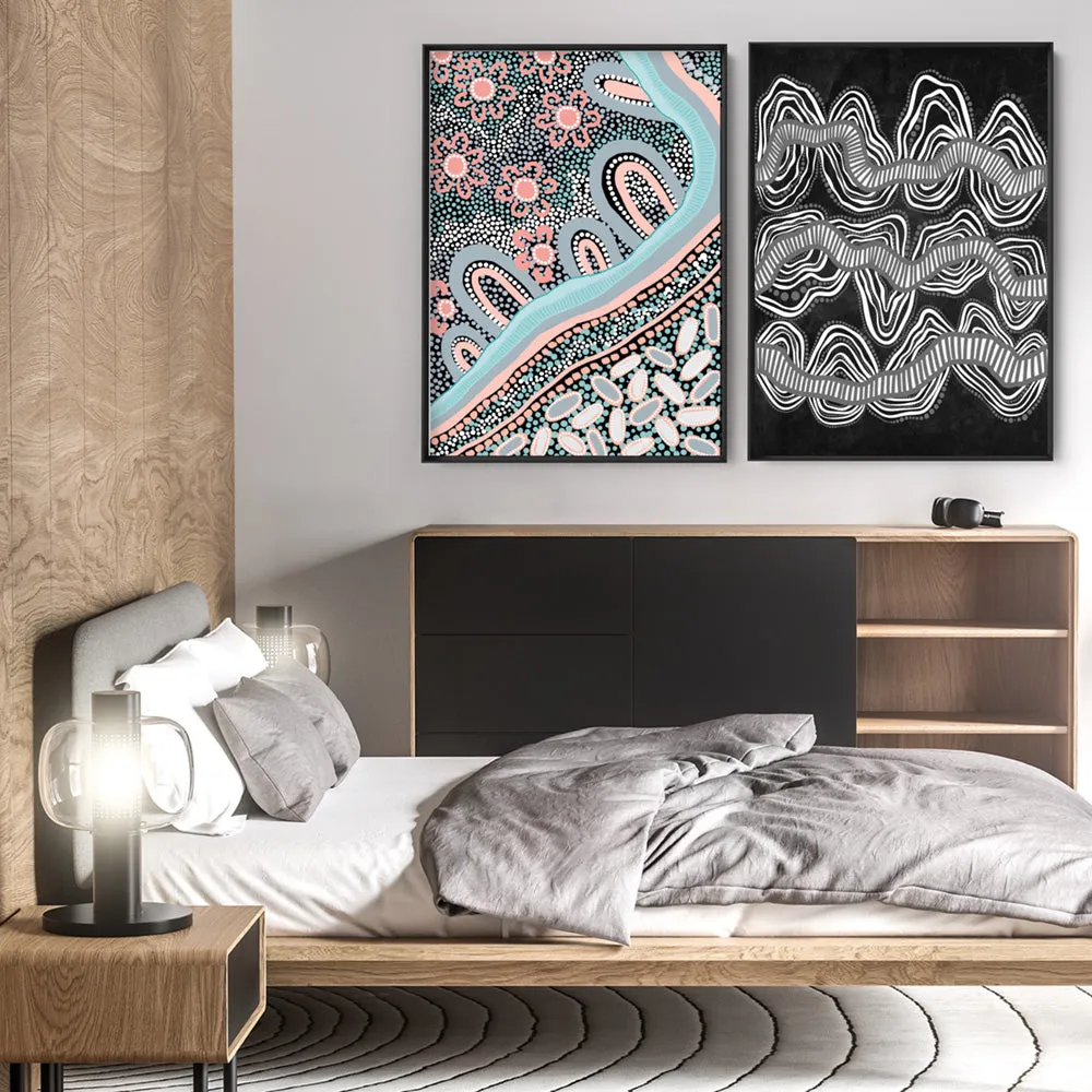 Country Land - Art Print by Leah Cummins