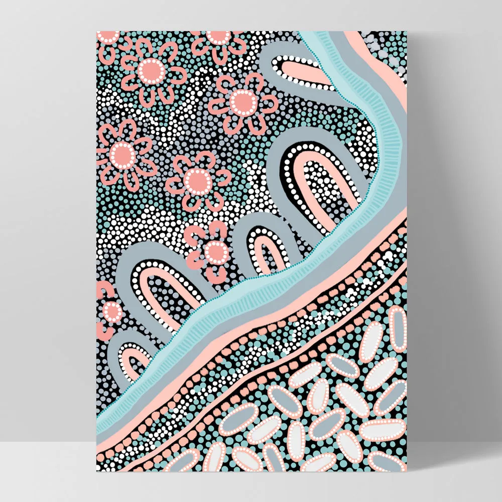 Country Land - Art Print by Leah Cummins
