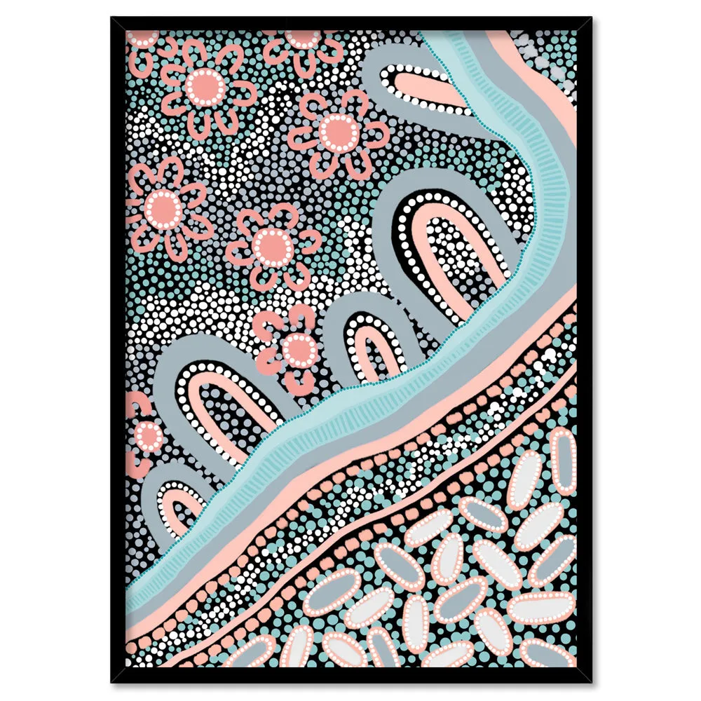 Country Land - Art Print by Leah Cummins