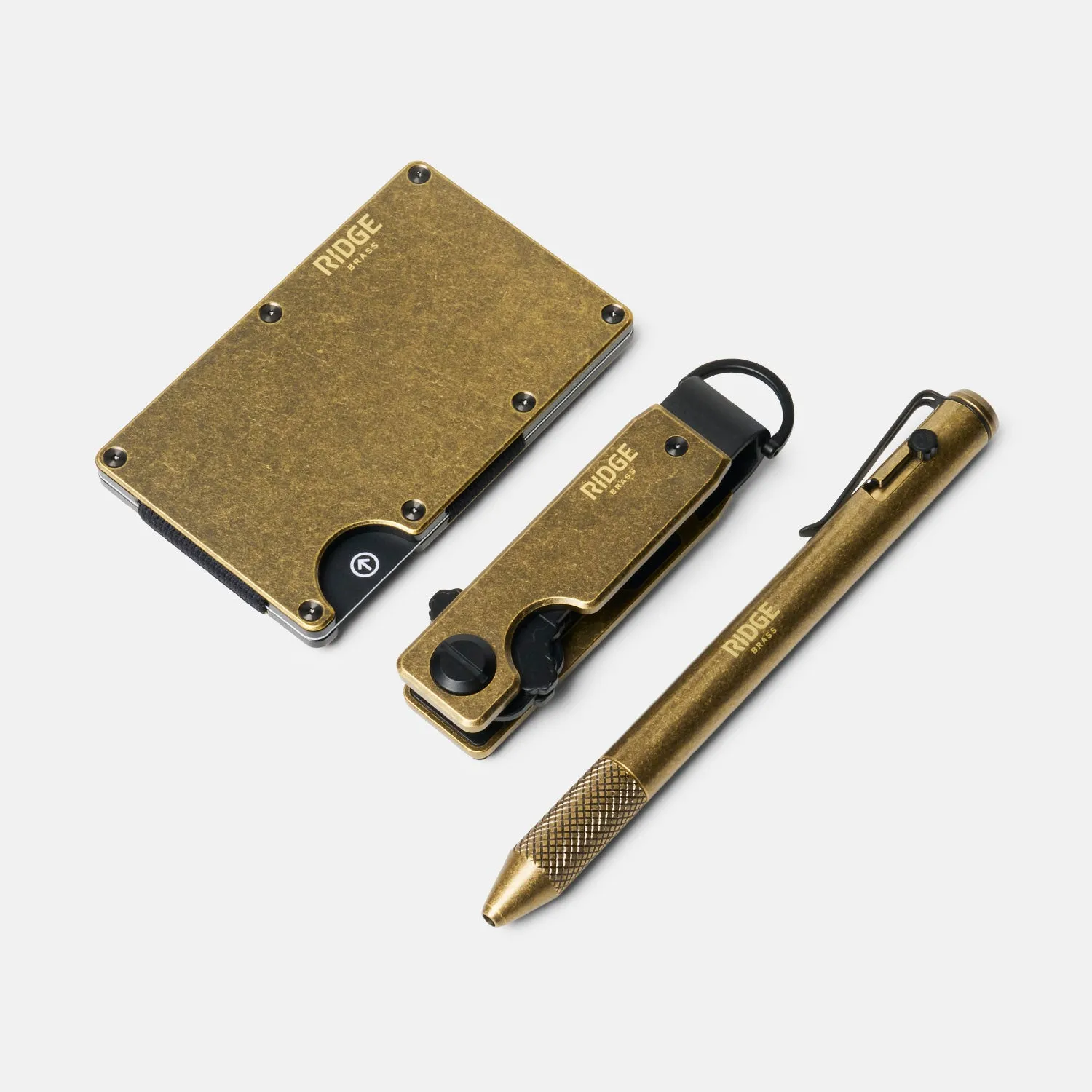 Daily Writer Kit - Brass