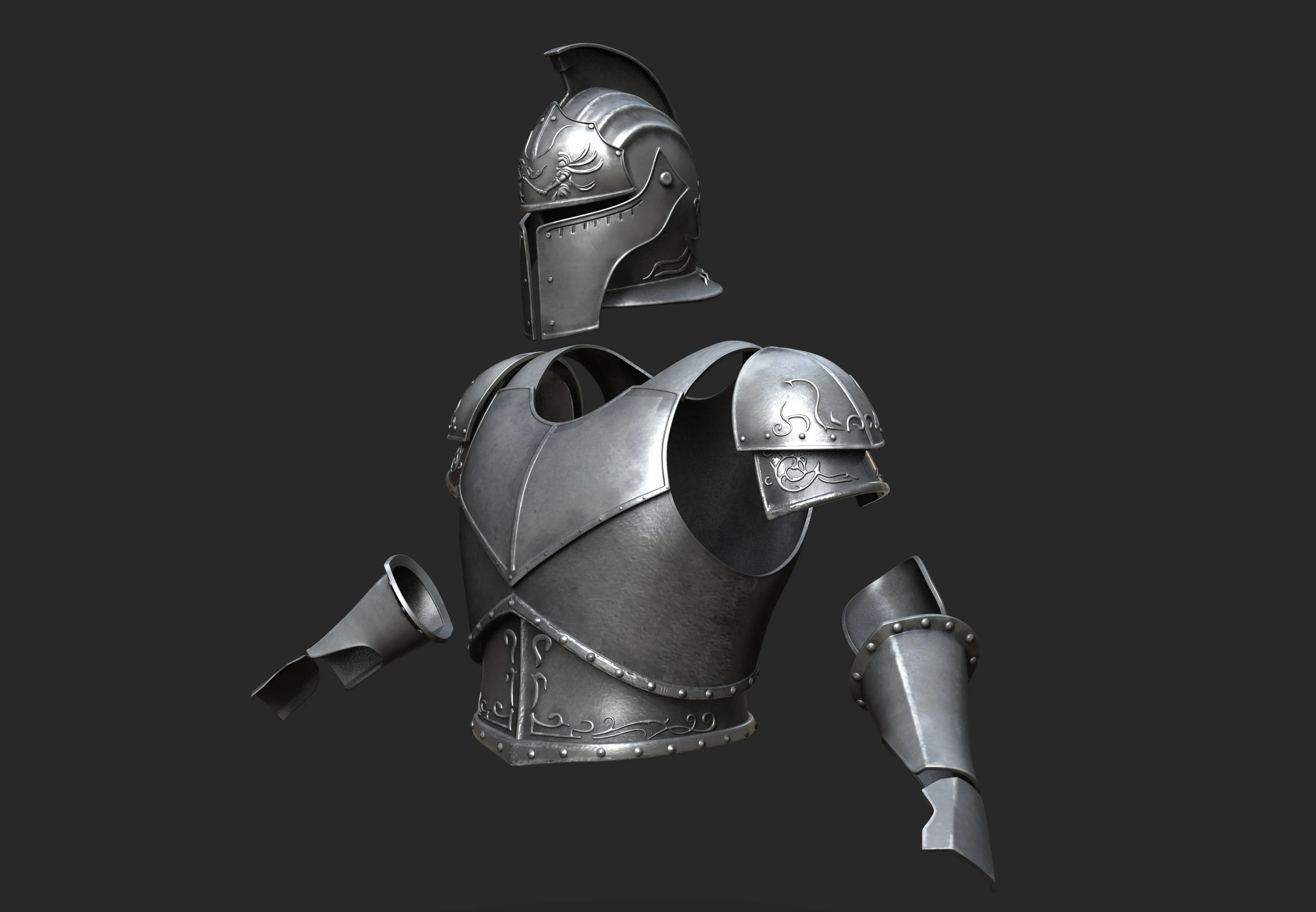 Dark Souls Faraam Armor STL