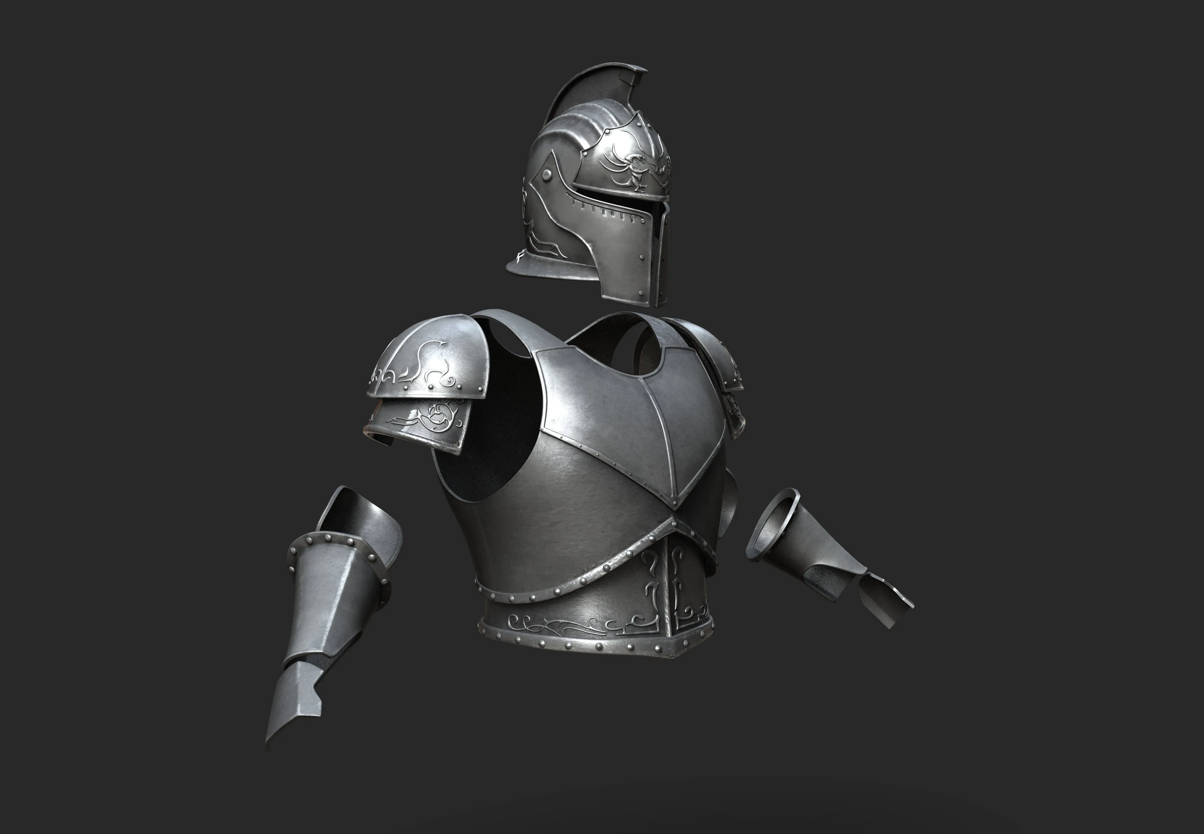 Dark Souls Faraam Armor STL