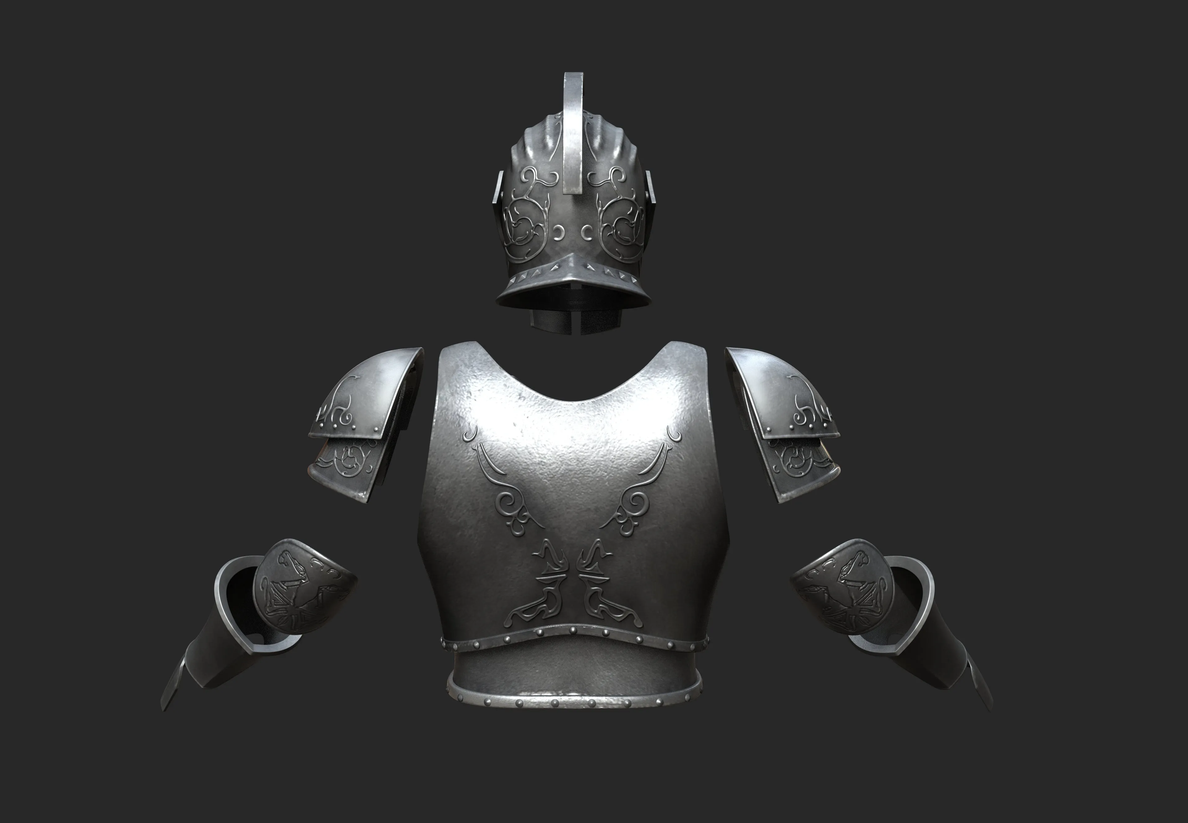 Dark Souls Faraam Armor STL