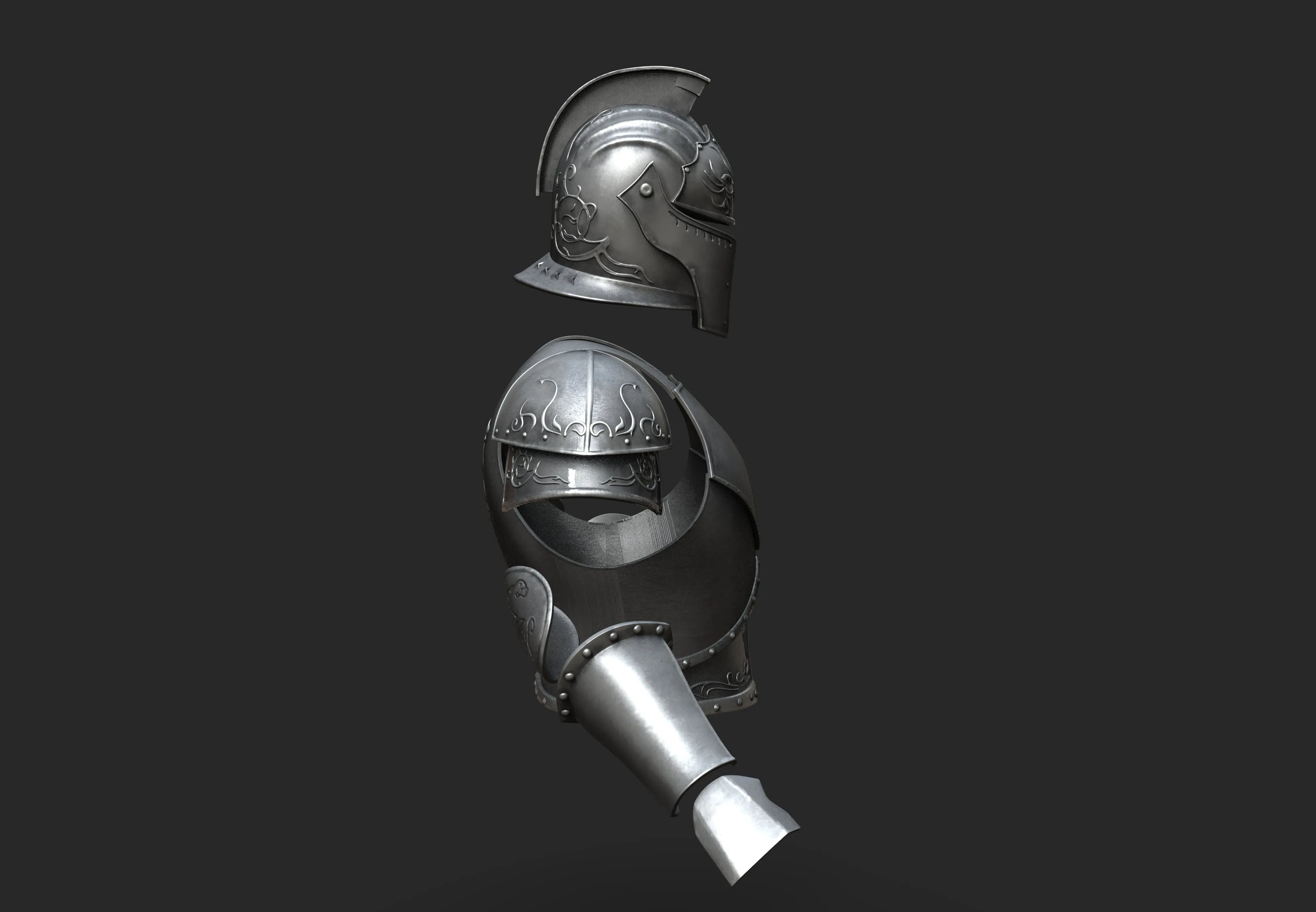 Dark Souls Faraam Armor STL