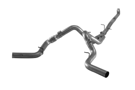 *Discontinued* 2007.5-2010 Duramax 4" Turbo Back Dual Exhaust - No Muffler (FLO 734)