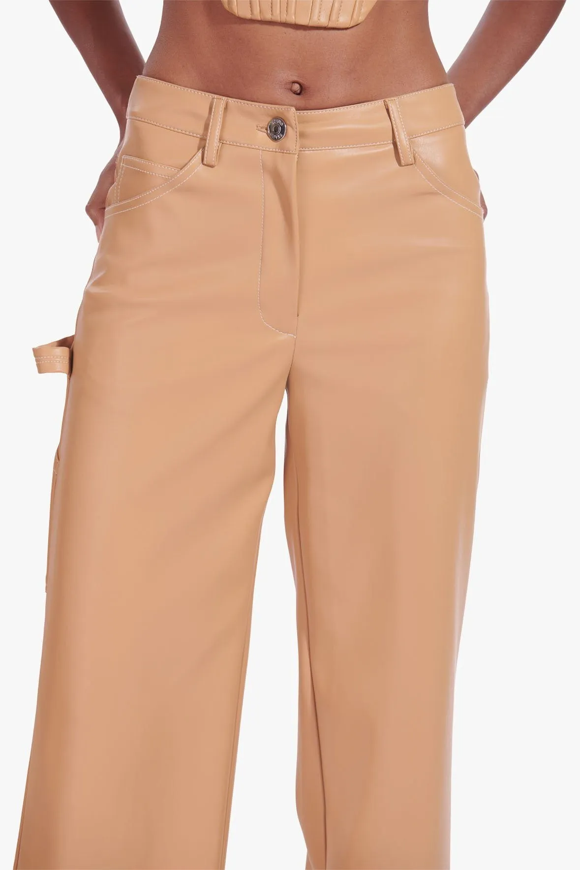 DOMINO PANT | DOE VEGAN LEATHER
