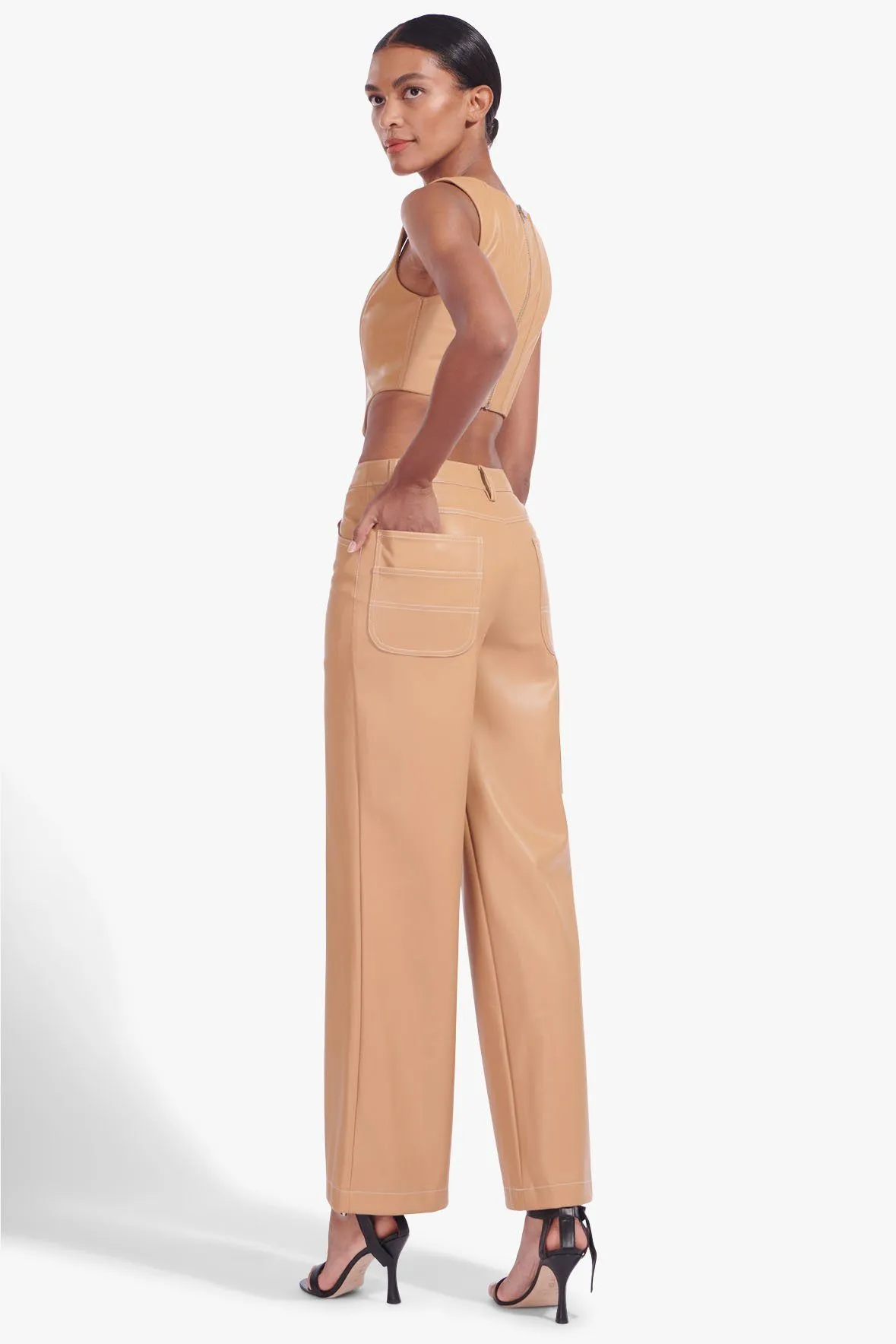 DOMINO PANT | DOE VEGAN LEATHER