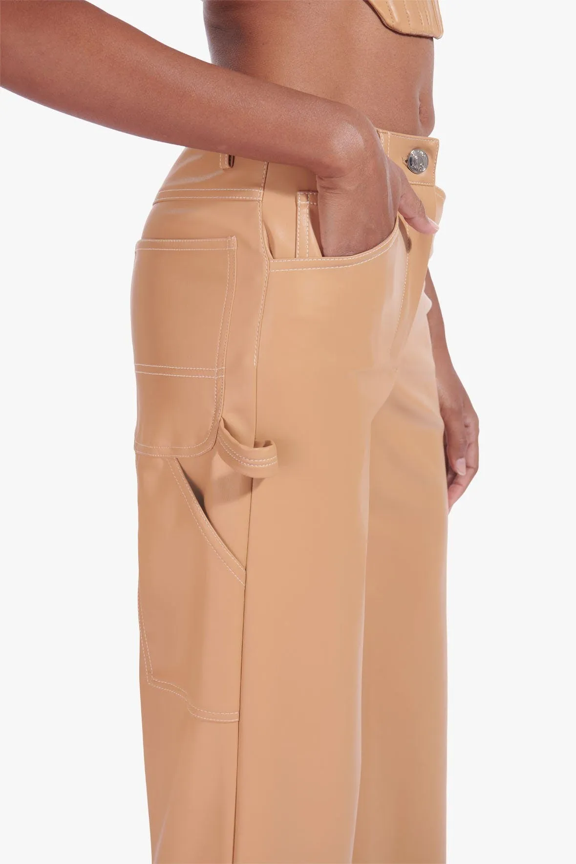 DOMINO PANT | DOE VEGAN LEATHER