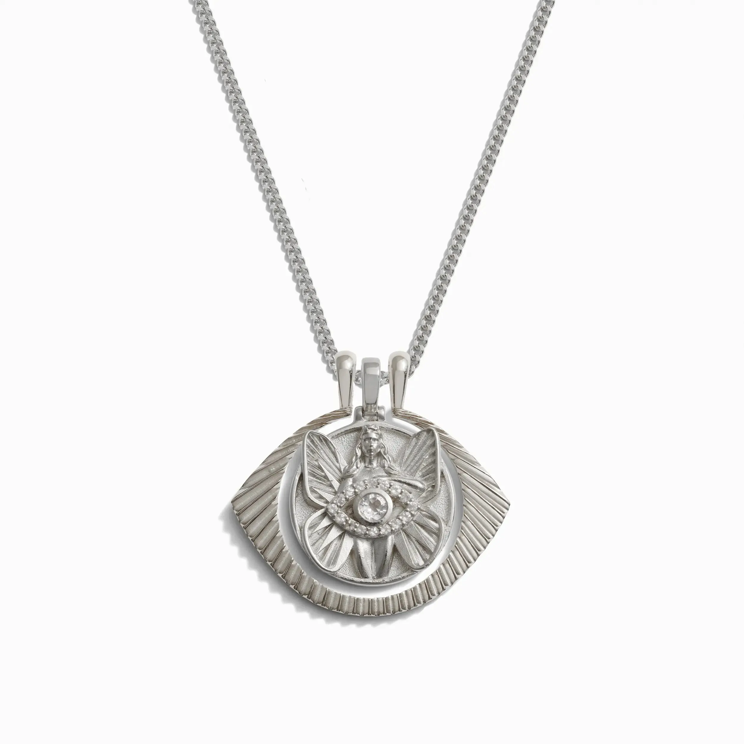 Eye of Psyche Halo Necklace Set