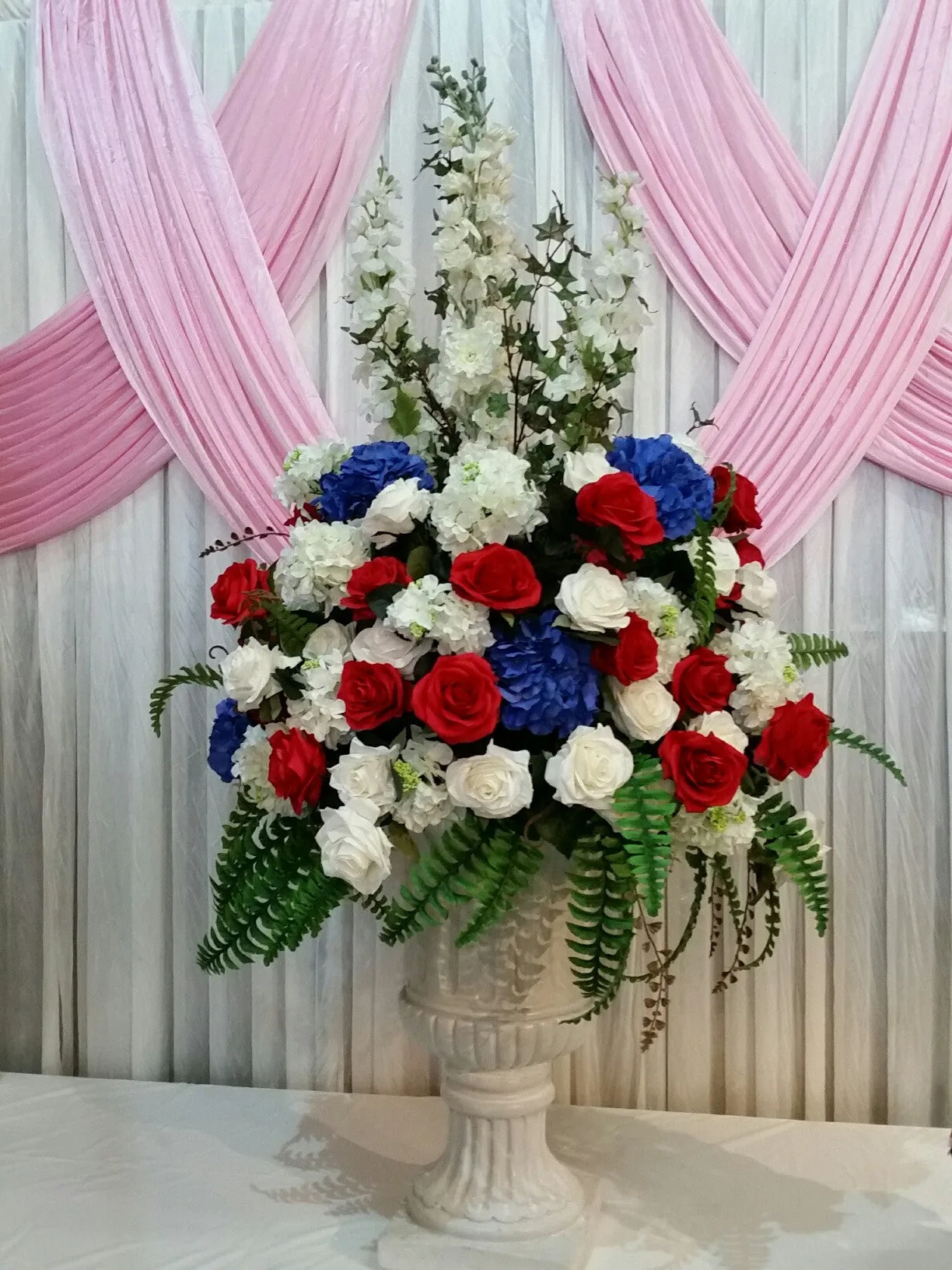 FA1044 - Large Urn Arrangement for Church (145cm tall)