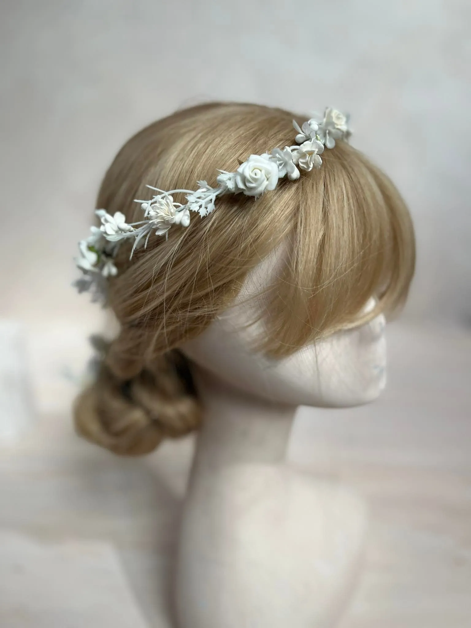 First Communion Hair Garland