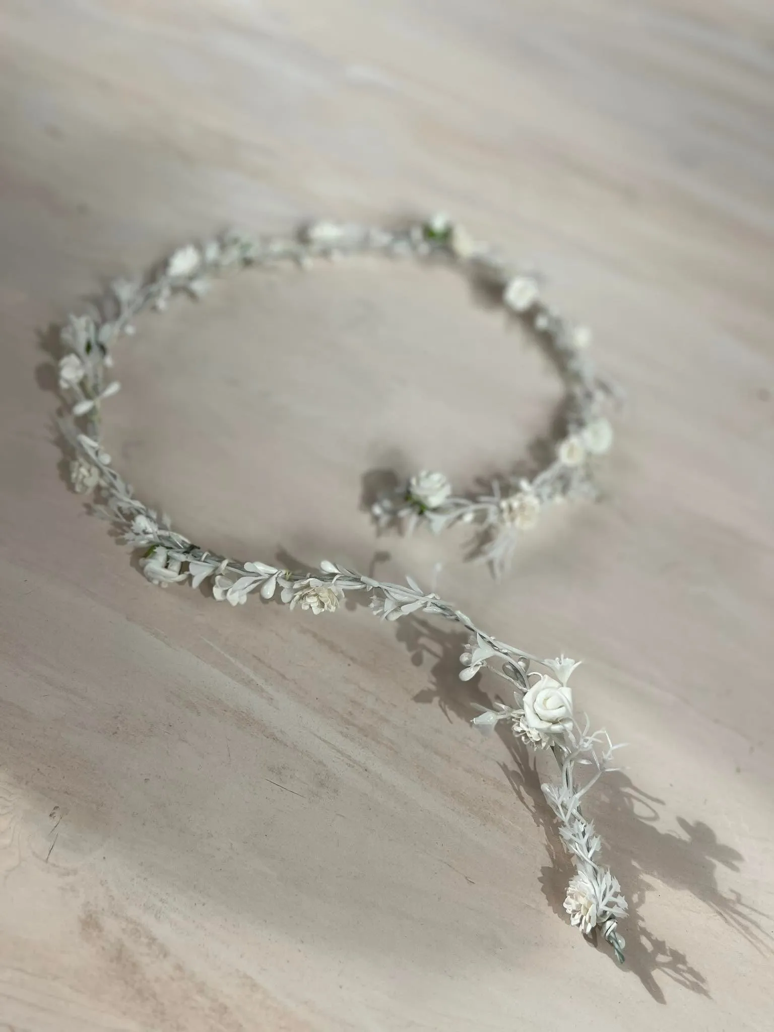 First Communion Hair Garland