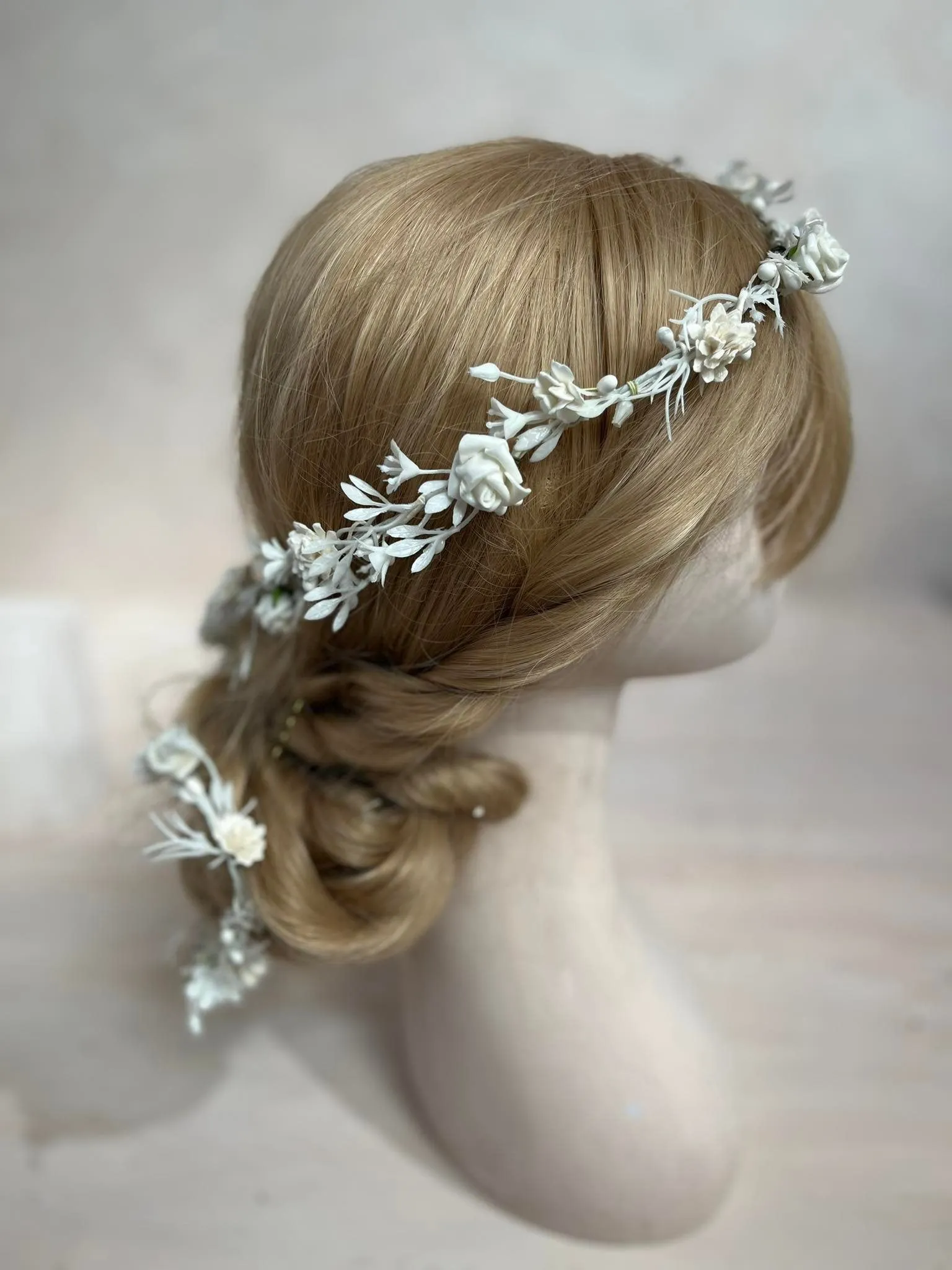 First Communion Hair Garland